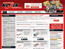 Tablet Screenshot of nosek-obchod.cz